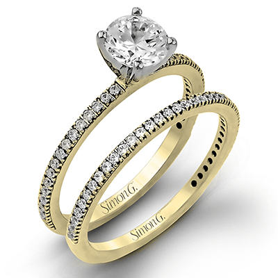 Wedding Set in 18k Gold with Diamonds