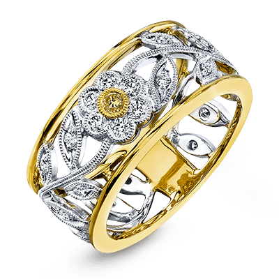 Right Hand Ring in 18k Gold with Diamonds