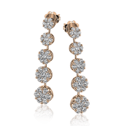 Earring in 18k Gold with Diamonds