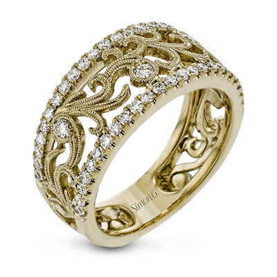 Right Hand Ring in 18k Gold with Diamonds