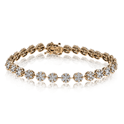 Bracelet in 18k Gold with Diamonds