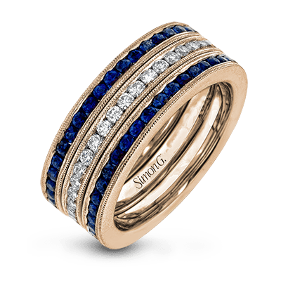 Anniversary Ring in 18k Gold with Diamonds