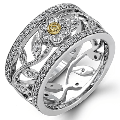 Right Hand Ring in 18k Gold with Diamonds