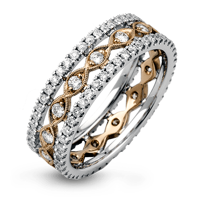 Anniversary Ring in 18k Gold with Diamonds