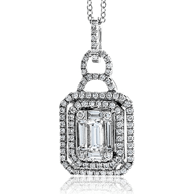 Pendant in 18k Gold with Diamonds