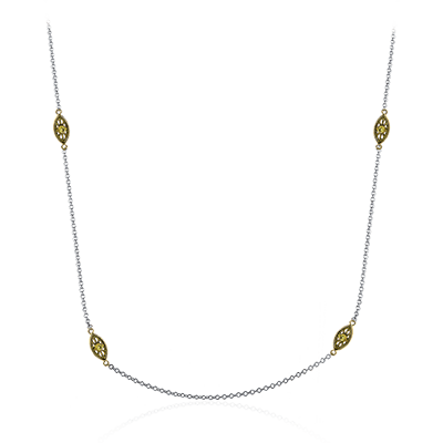 Necklace in 18k Gold with Diamonds