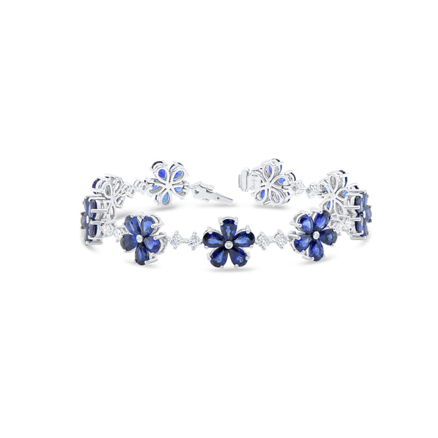 Uneek Precious Collection Floral Designer Bracelet