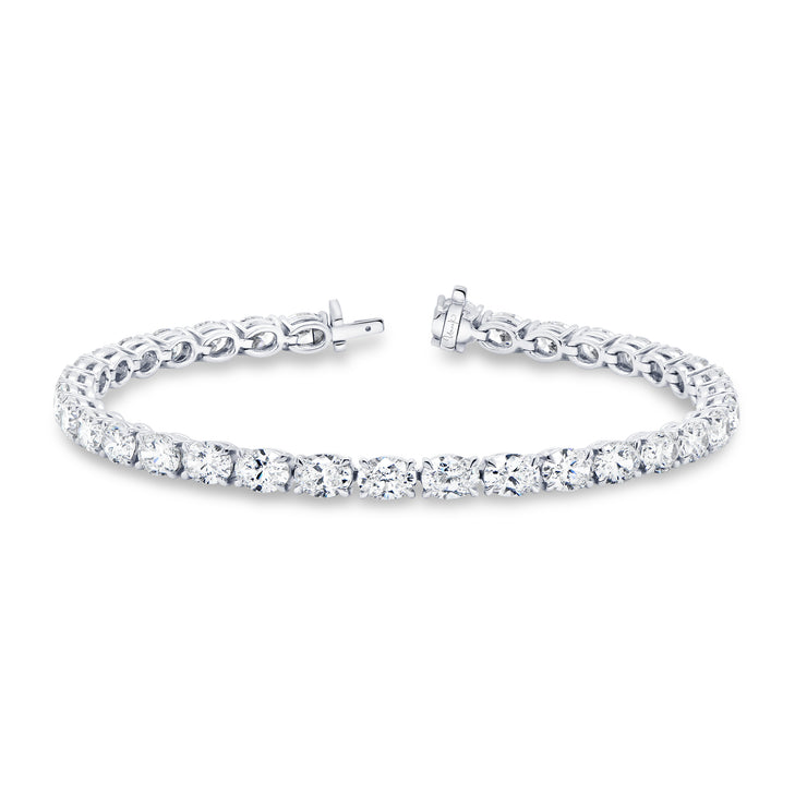 Uneek Signature Collection Oval Shaped Tennis Bracelet