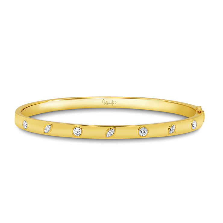 Uneek Alexandria Collection Bezel Bangle