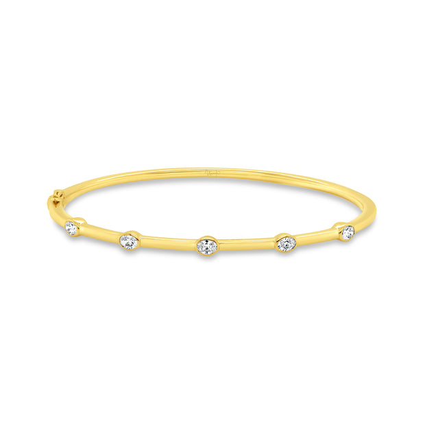 Uneek Alexandria Collection Bezel Bangle