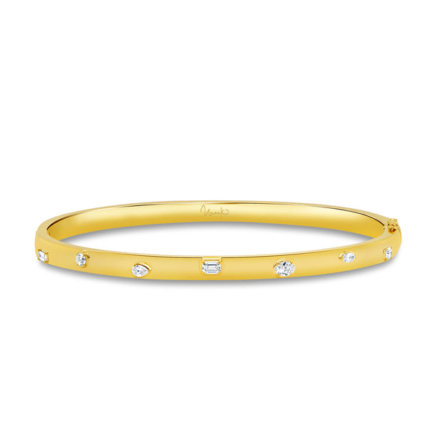 Uneek Alexandria Collection Bezel Bangle