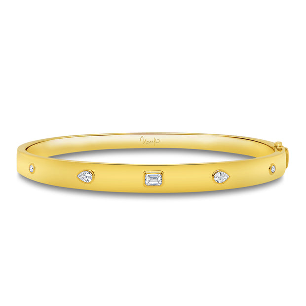 Uneek Alexandria Collection Bezel Bangle