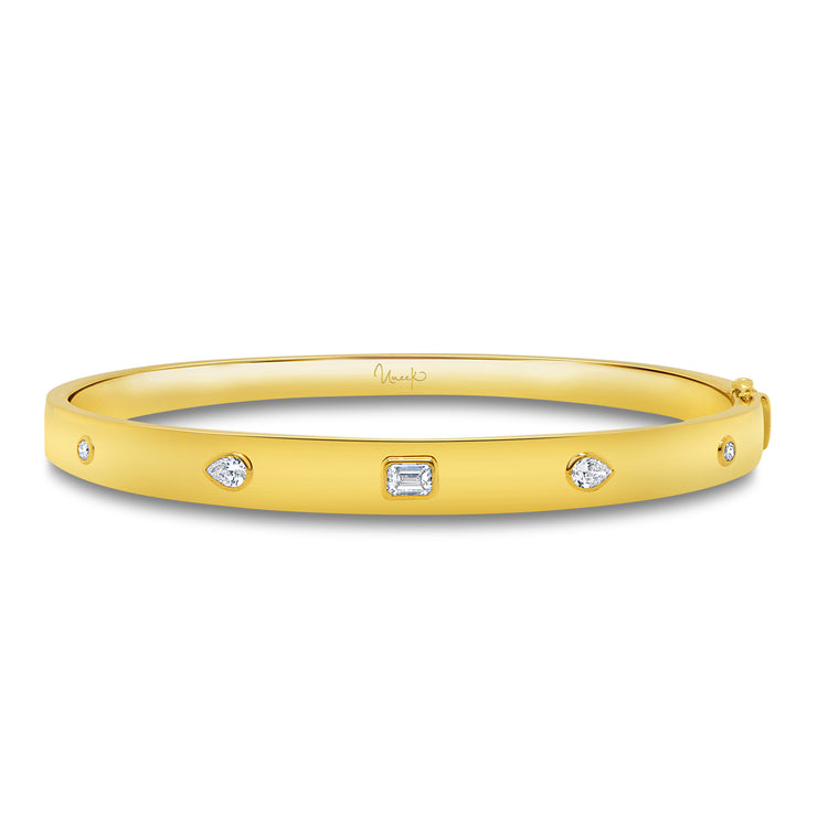 Uneek Alexandria Collection Bezel Bangle