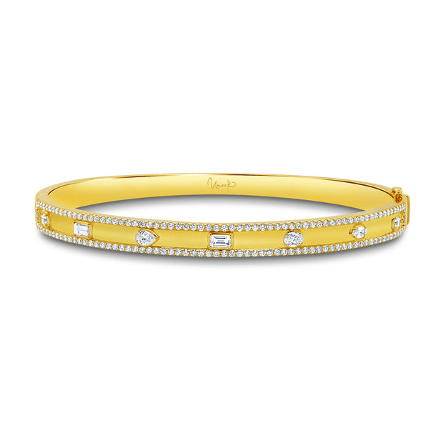 Uneek Alexandria Collection Bezel Bangle