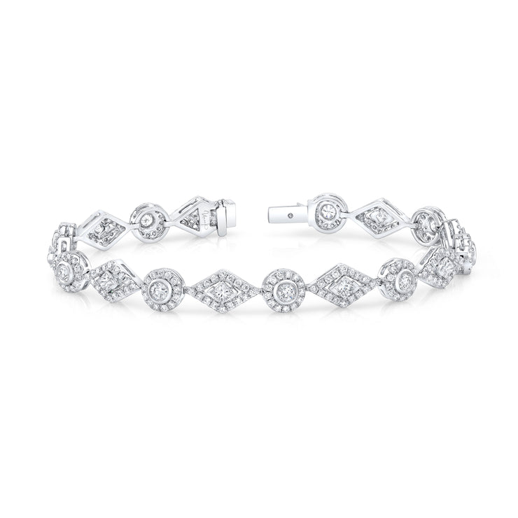 Uneek Bouquet Collection Halo Link Bracelet