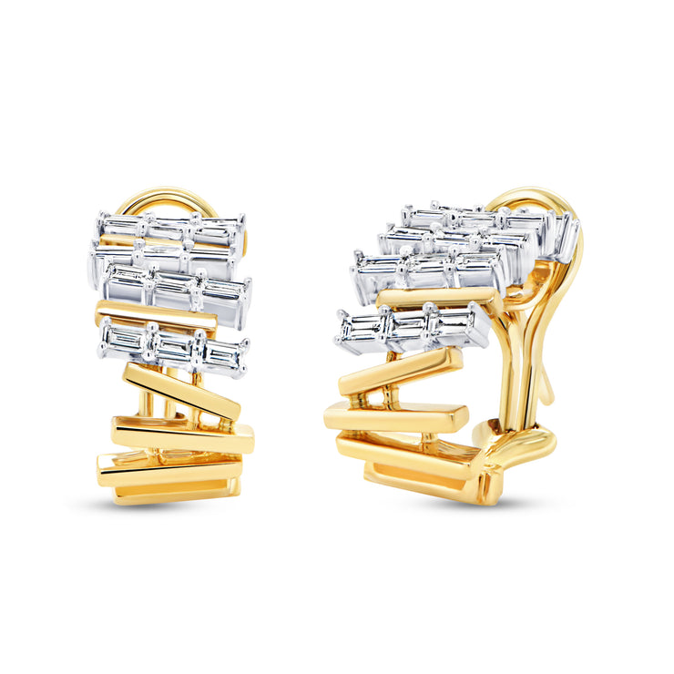 Uneek Legacy Collection Huggie Earrings