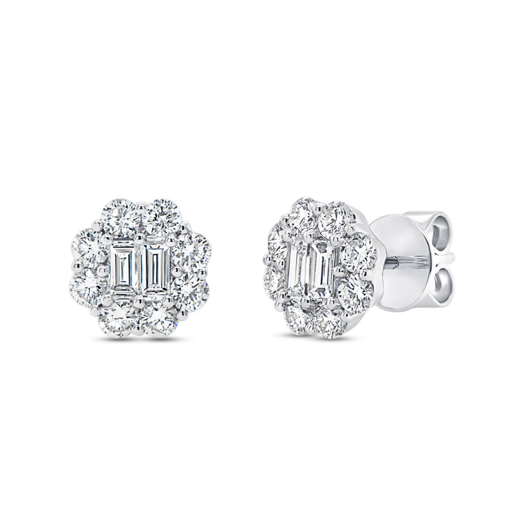 Uneek Bouquet Collection Stud Earrings