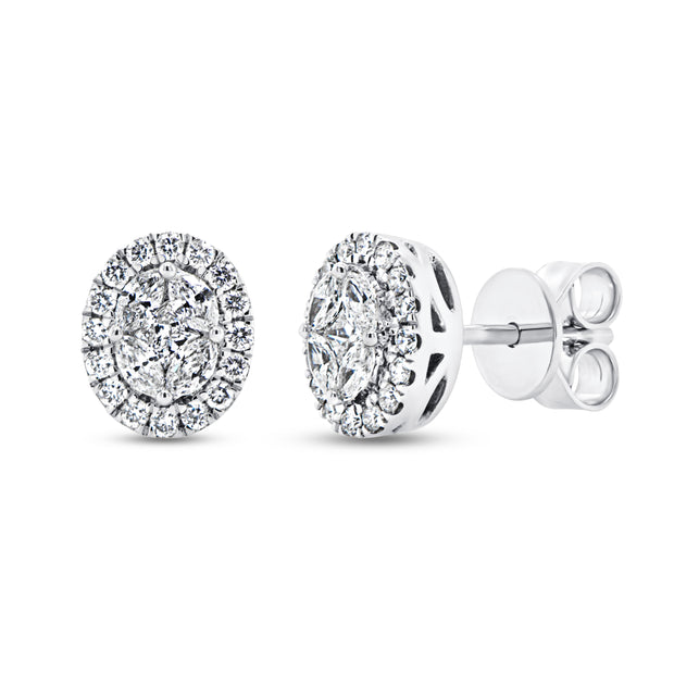 Uneek Bouquet Collection Stud Earrings