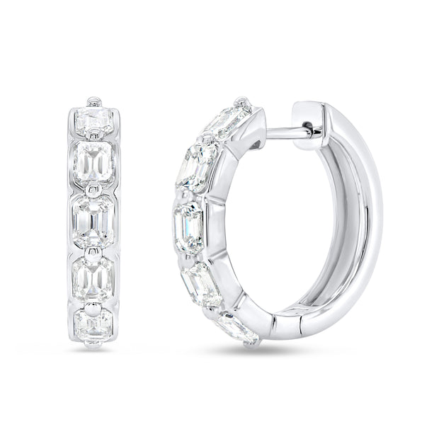 Uneek Timeless Collection Huggie Earrings