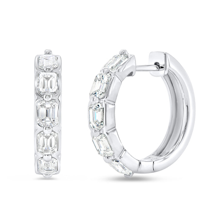 Uneek Timeless Collection Huggie Earrings