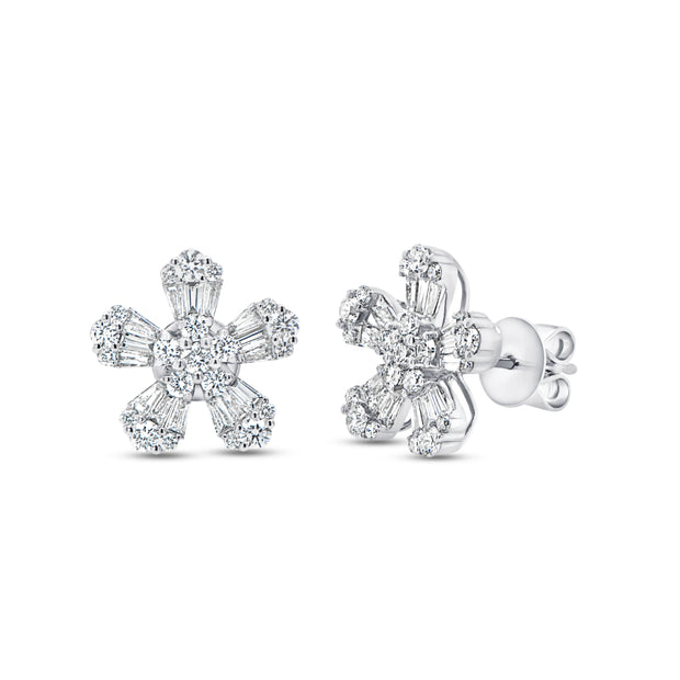 Uneek Petals Collection Stud Earrings