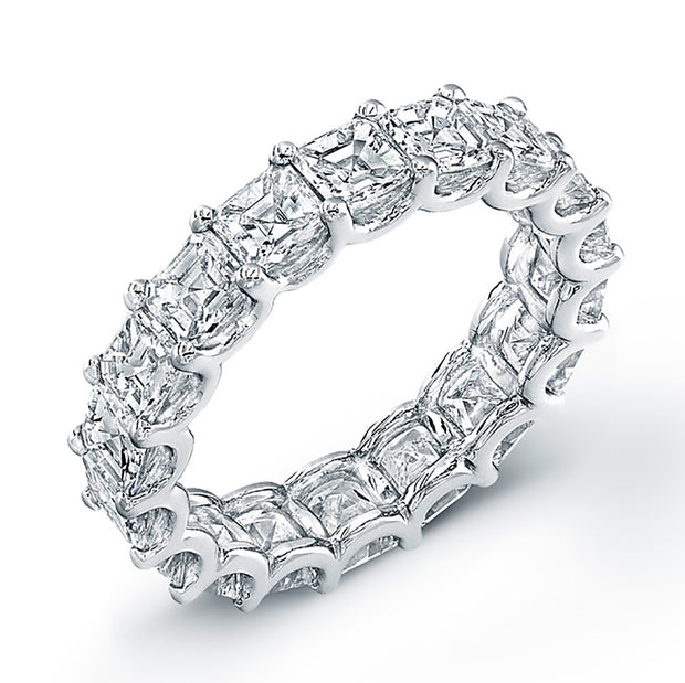 Uneek Asscher Cut Diamond Eternity Band