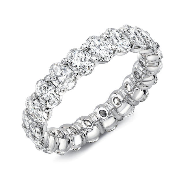 Uneek Oval Diamond Eternity Band