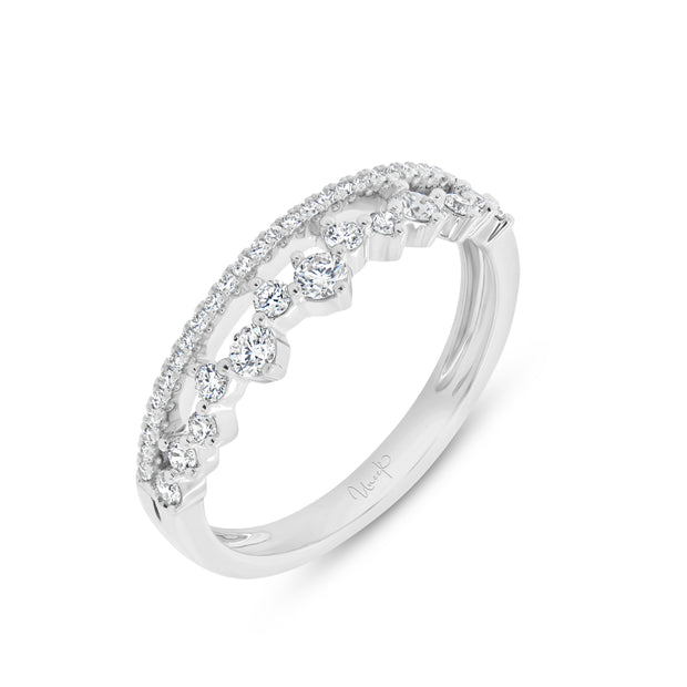 Uneek Stackable Collection 1-Row Diamond Fashion Ring