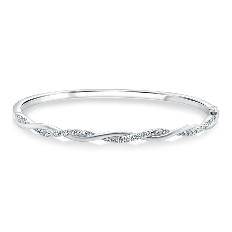 Uneek Stackable Collection Twist Stackable Bangle