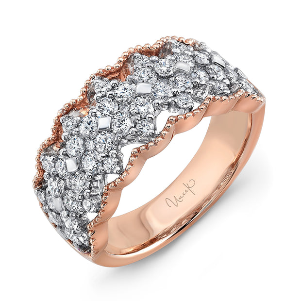 Uneek Lace Collection Multi-Row Fashion Ring