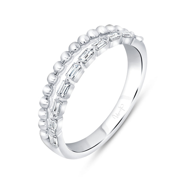 Uneek Stackable Collection 2-Row Fashion Ring