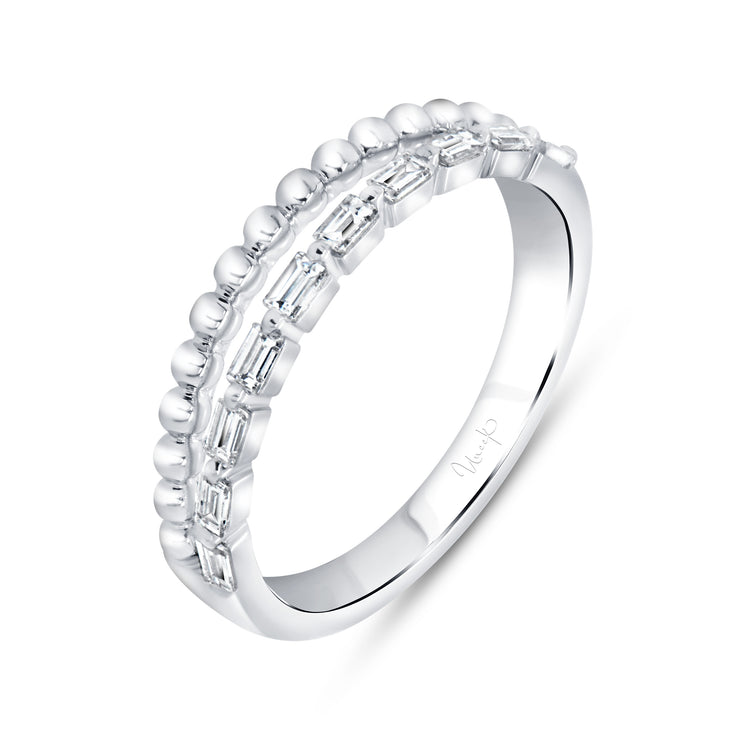 Uneek Stackable Collection 2-Row Fashion Ring