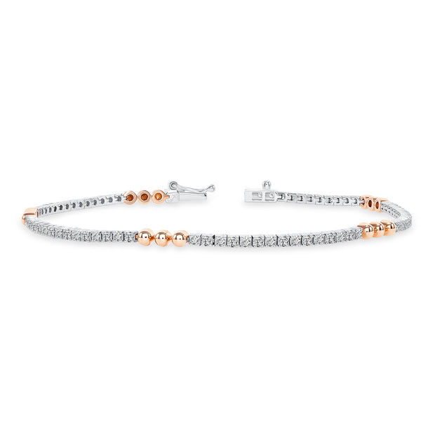 Uneek Tennis Collection 1-Row Link Bracelet