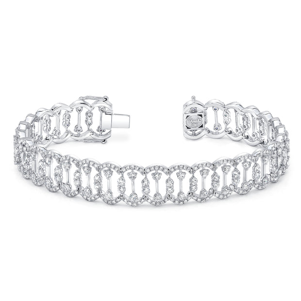 Uneek Coralline Open Lace Diamond Bracelet