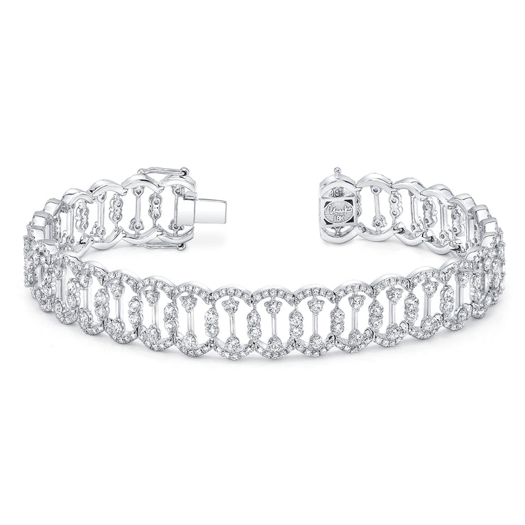 Uneek Coralline Open Lace Diamond Bracelet