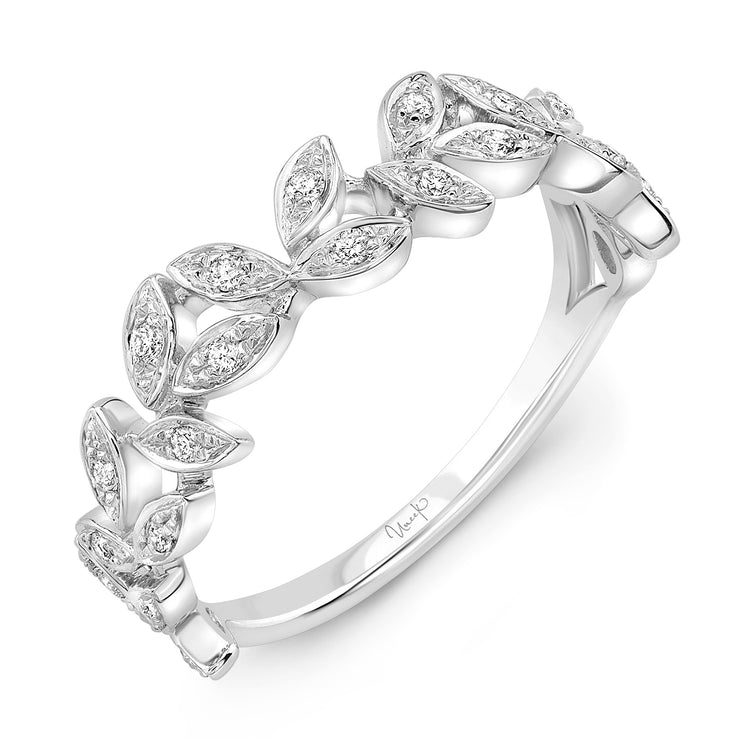 Uneek Vine Stackable Diamond Band