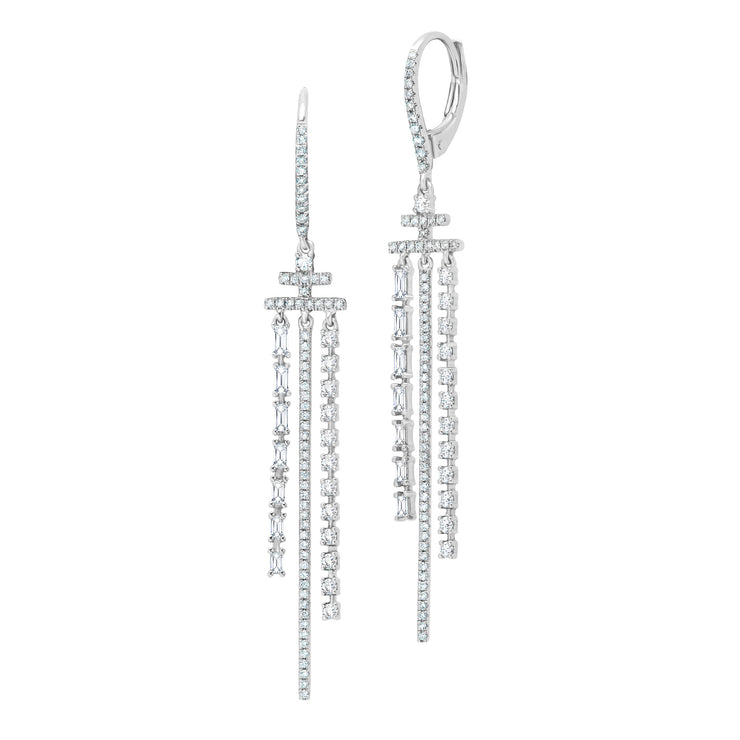 Uneek Gatsby Collection Dangle Earrings