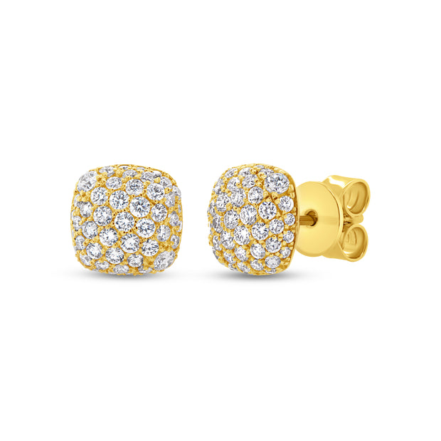 Uneek Bouquet Collection Cluster Stud Earrings