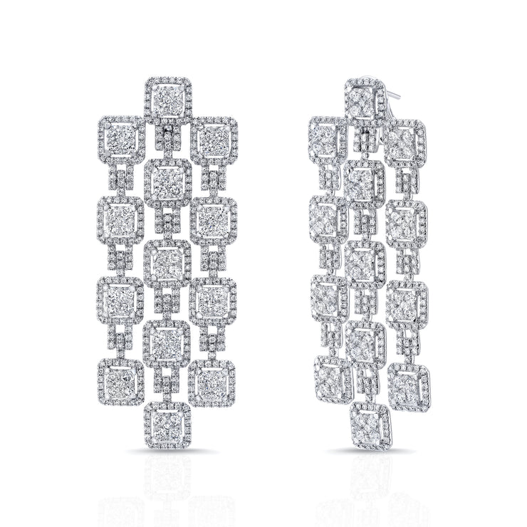 Uneek Gatsby Collection Chandelier Earrings