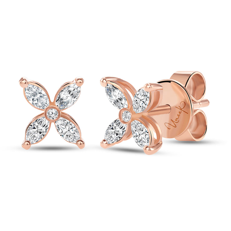 Uneek Sweet-Pea Collection Stud Earrings