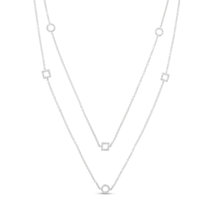 Uneek Cascade Collection Yard Chain Necklace