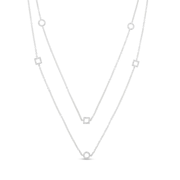 Uneek Cascade Collection Yard Chain Necklace