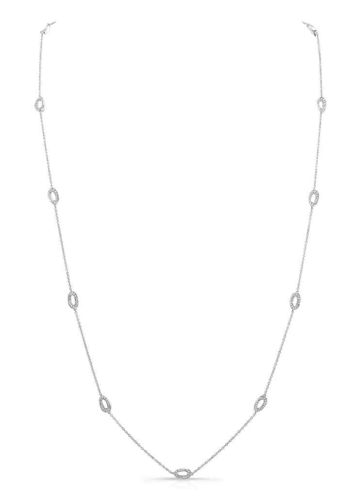 Uneek Cascade Collection Yard Chain Necklace