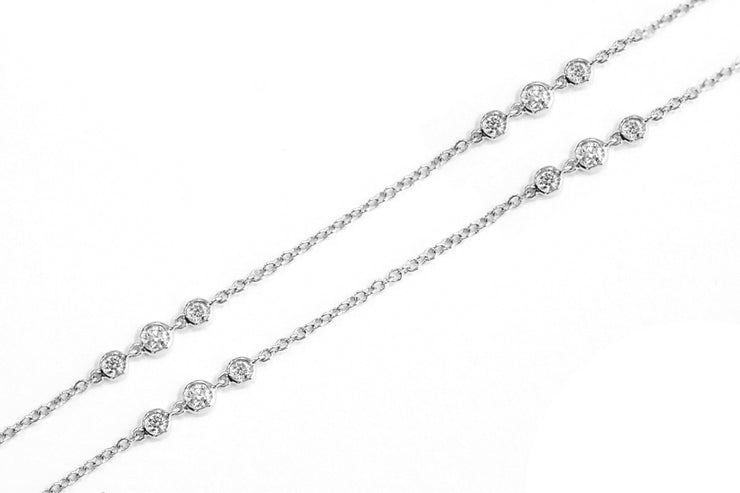 Uneek Cascade Collection Yard Chain Necklace