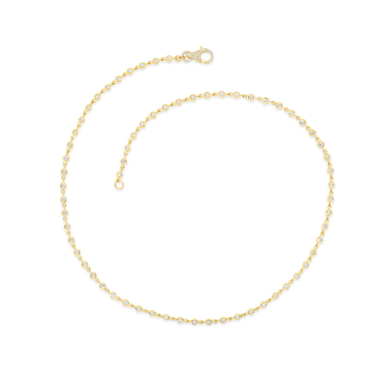 Uneek Cascade Collection Yard Chain Necklace