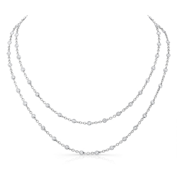 Uneek 32-Inch Diamonds-by-the-Yard Necklace