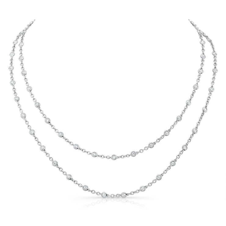 Uneek 32-Inch Diamonds-by-the-Yard Necklace