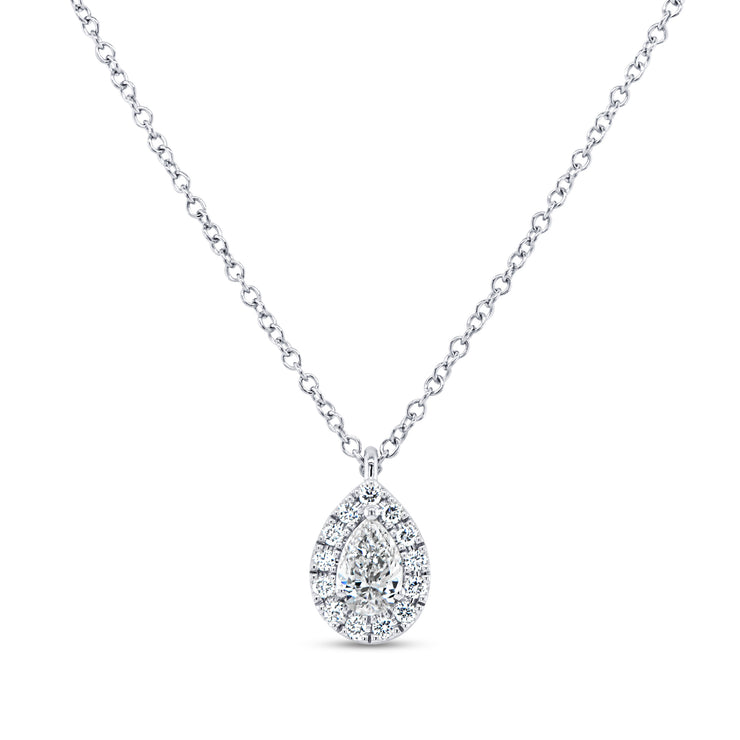 Uneek Timeless Collection Drop Diamond Drop Necklace