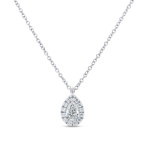 Uneek Timeless Collection Drop Diamond Drop Necklace