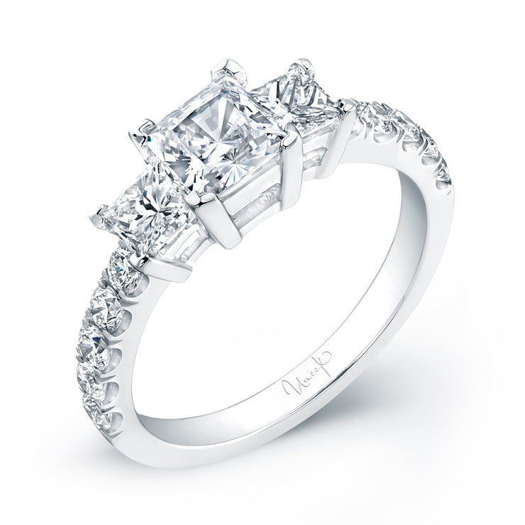 Uneek Bofb Collection Three-Stone Engagement Ring